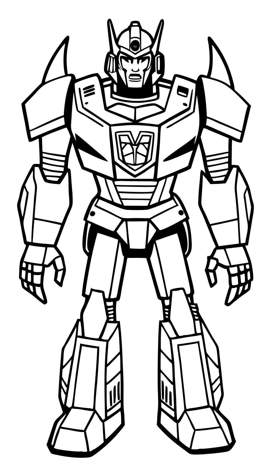 megatron coloring page